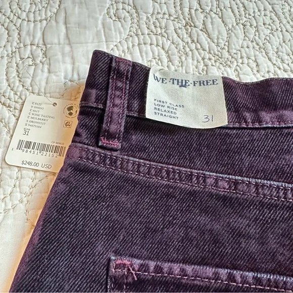 NWT We the Free First Class Relaxed Flock Jeans - Picture 11 of 11